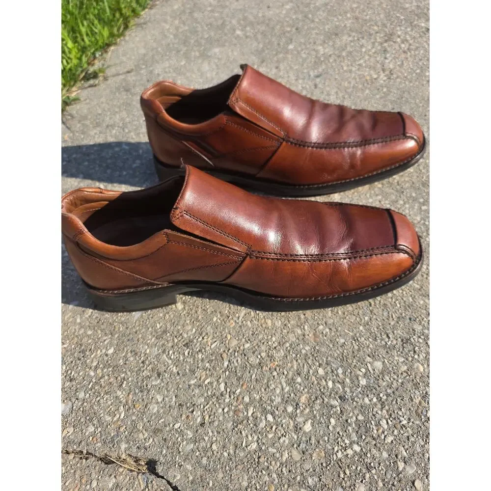 Johnston & Murphy Flex System Brown Leather Men's Loafers Size 11